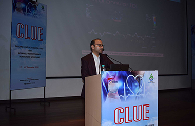 Dr. Vinayak Agrawal Representing a Seminar